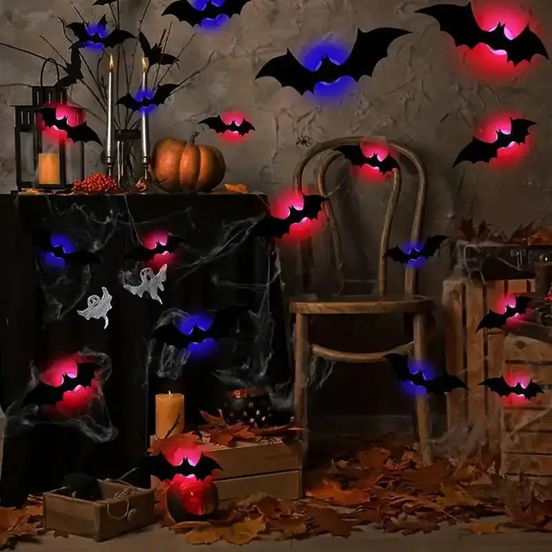 3D Bat Night Light