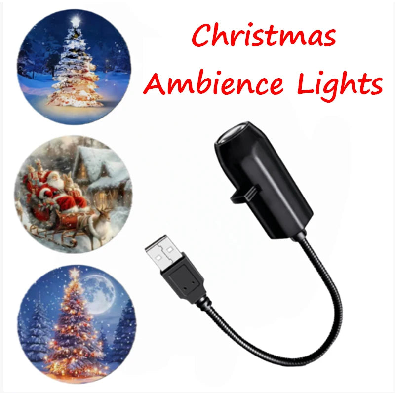 USB Christmas LED Projector