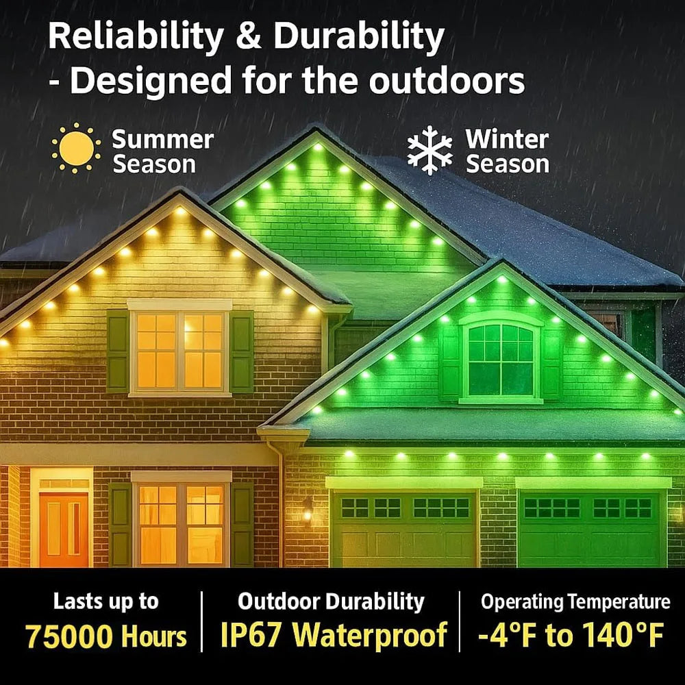 Smart Outdoor Lights 30M