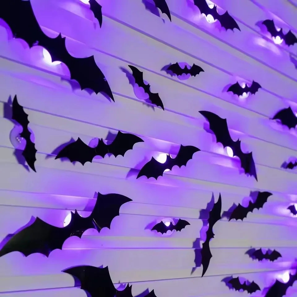 3D Bat Night Light