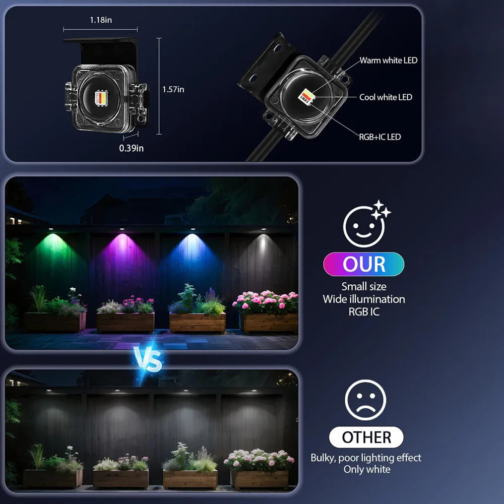 Smart Outdoor Lights 30M
