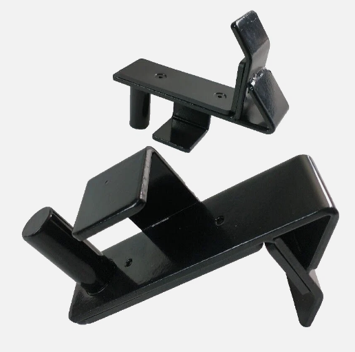 J-Hooks Barbell Holders for Power Rack, 2×2 in Square Tube