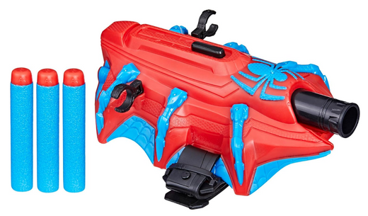 Marvel Spider-Man Web Tech Launcher Toy – Includes 3 Darts & Net Launcher, Role-Playing Action Toy for Kids 5+