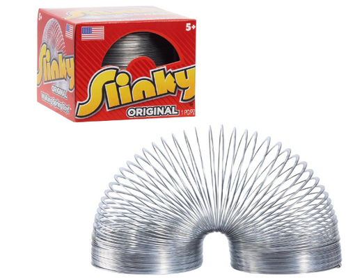 Walking Spring Toy – 2.75-Inch Metal Slinky Fidget Toy for Kids & Adults, Classic Fun & Stress Relief