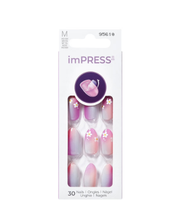 Press-On Nails, New Season, Multicolor, Medium Almond, 30 Count