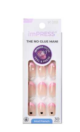 Press-On Nails, Ditto Shade, Short Length