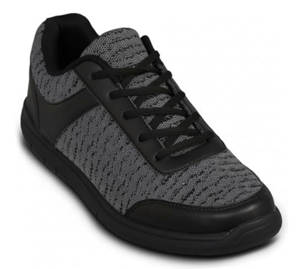 Modern Boys Bowling Shoes, Black/Steel, Size 1 Little Kid