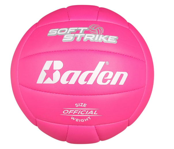 Soft Strike Cushioned Synthetic Leather Recreational Volleyball, Official Size, Indoor & Outdoor Volleyball for Beginners & Youth