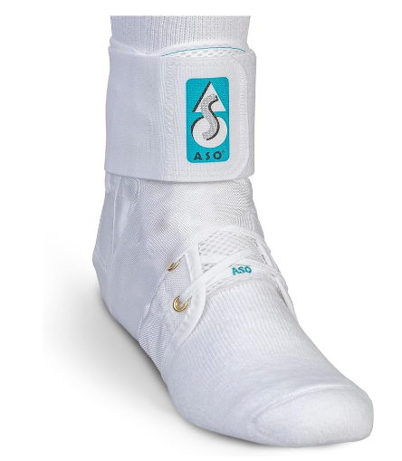 Ankle Stabilizer Small – White Adjustable Support Brace for Injury Recovery, Sprains, and Daily Support