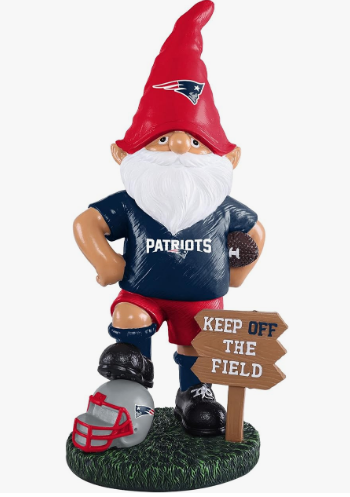 NFL Team Logo Garden Gnome Statue, 8-Inch Outdoor “Keep Off the Field” Decorative Yard Figure