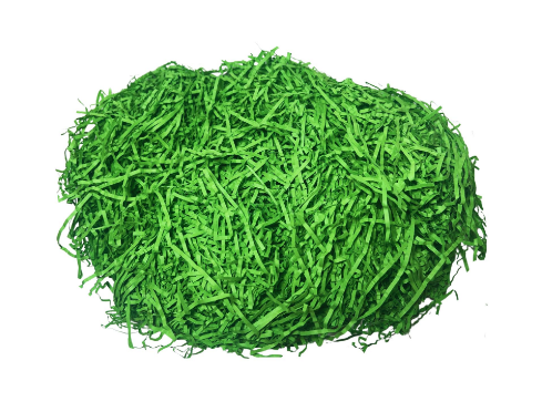 4 Pack Green Paper Easter Grass Filler – 3oz Each, Decorative Basket Shred for Easter Gifts & Crafts