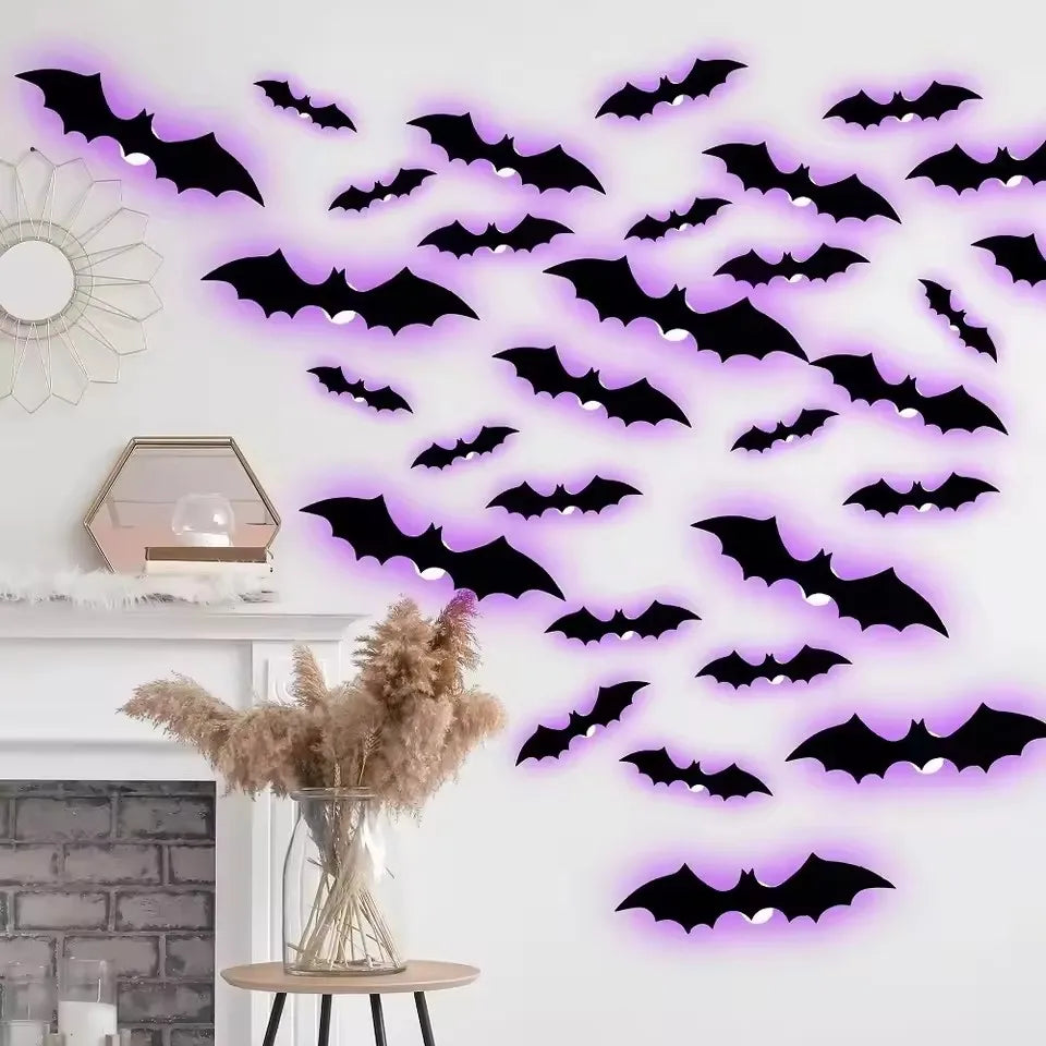 3D Bat Night Light