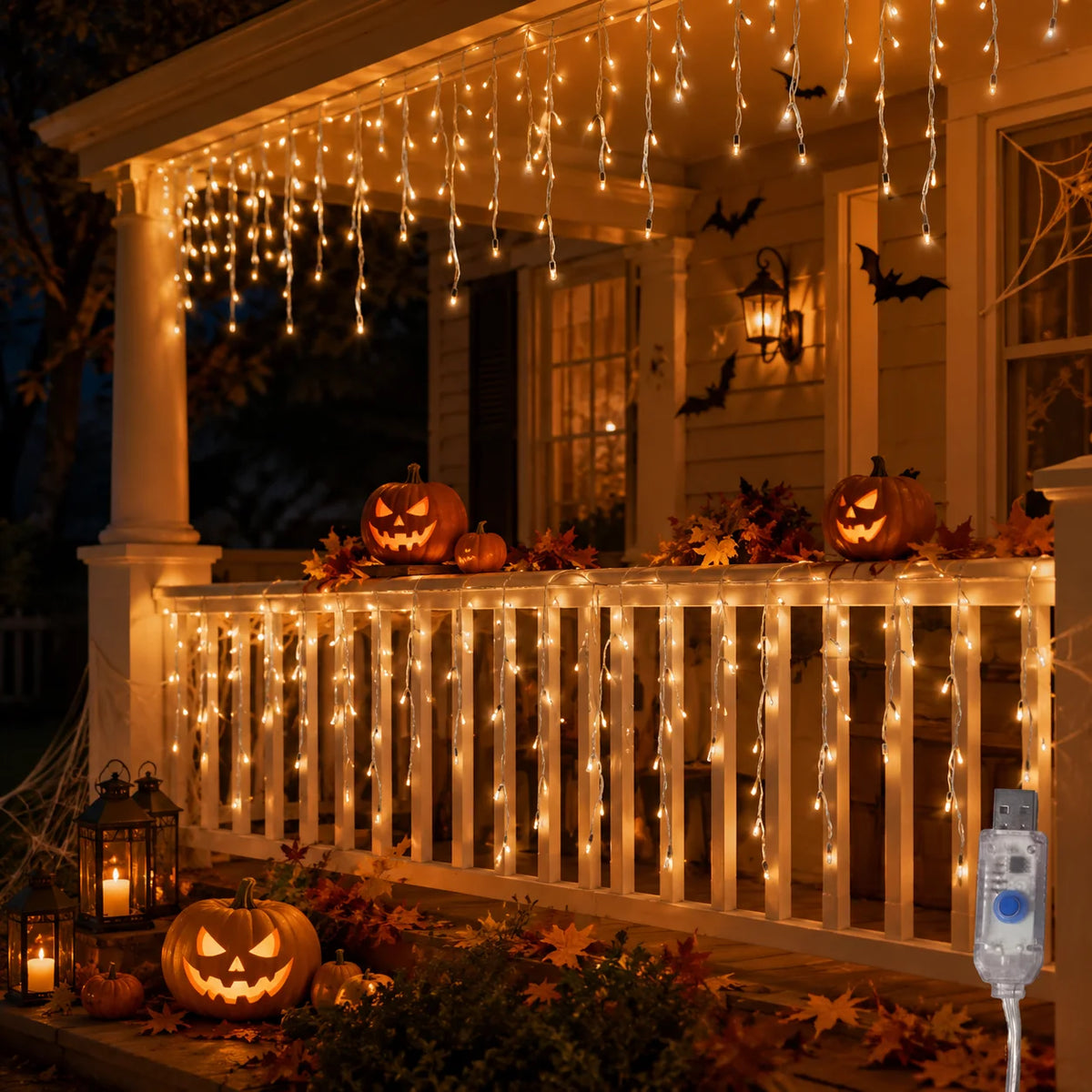 USB Icicle Curtain Light