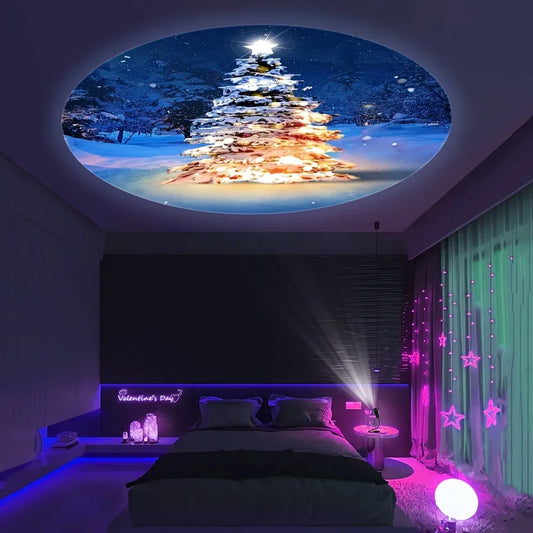 USB Christmas LED Projector