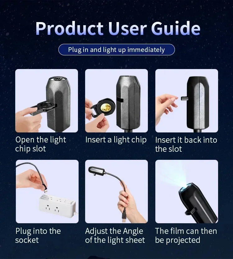 USB Christmas LED Projector