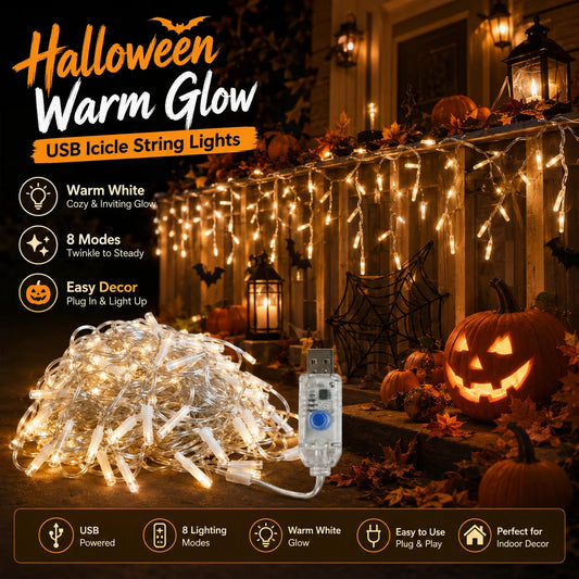 USB Icicle Curtain Light