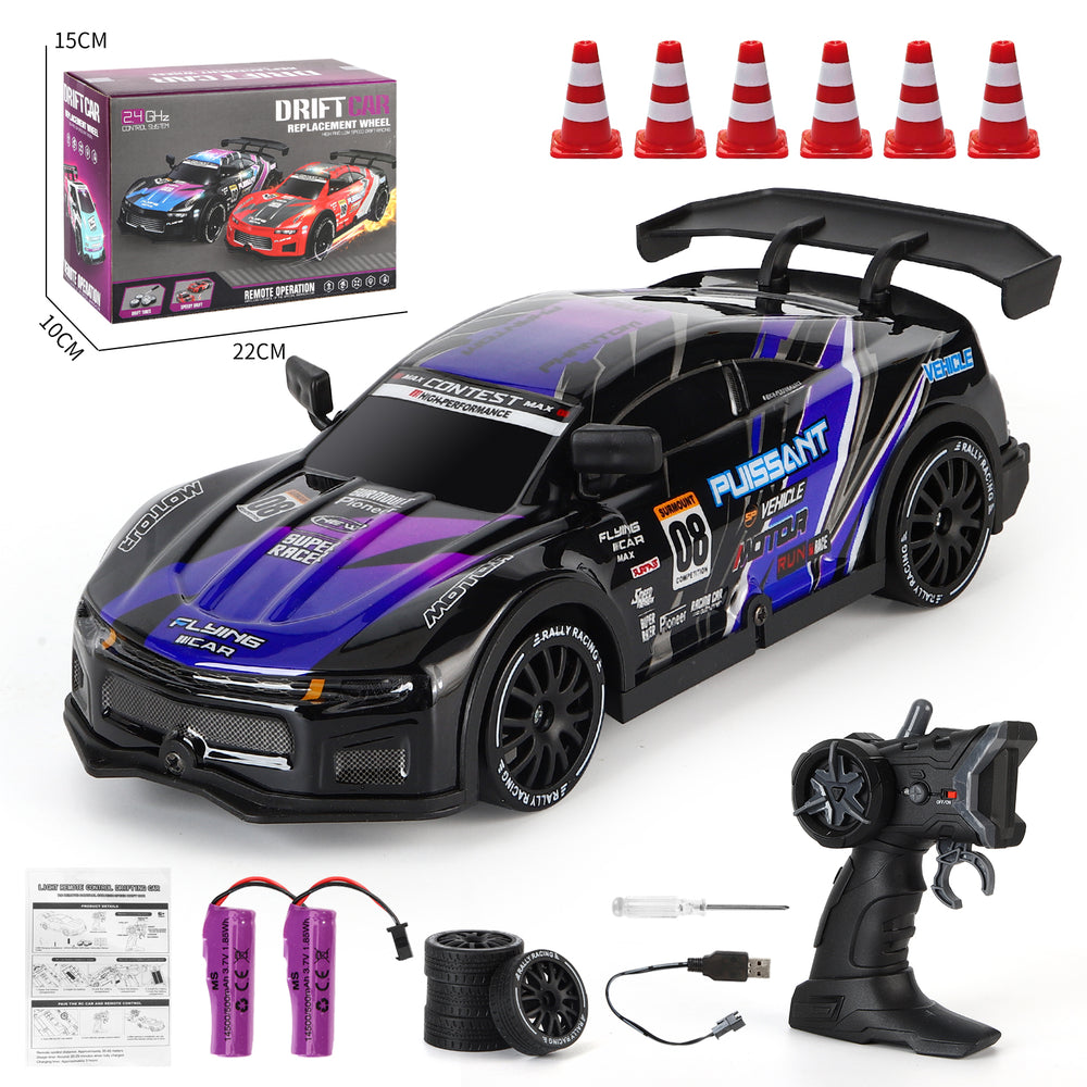 1:20 GTR 4WD RC Drift Car – Black – product image 1