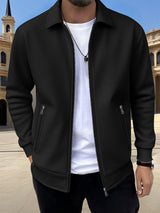 Men's Relaxed-Fit Pocket Zip-Up Jacket