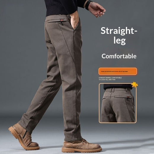 Men's Business Casual Full-Length Trousers