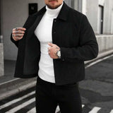 Men's Relaxed-Fit Lapel Casual Jacket
