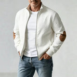 Men's Retro Diamond-Quilted Jacket