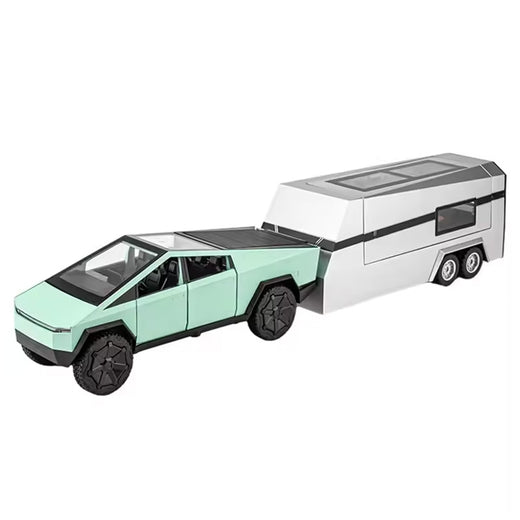 1:32 Diecast Pull-Back Pickup Truck – Green – product image 1