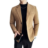 Men's Corduroy Casual Blazer