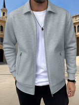 Men's Relaxed-Fit Pocket Zip-Up Jacket