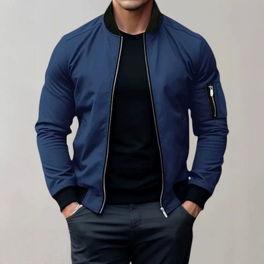 Men's Casual Aviator Bomber Jacket