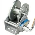 Heavy Duty 1500 ib Manual Hand Winch – Zinc Plated Steel Cable Winch