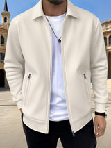Men's Relaxed-Fit Pocket Zip-Up Jacket