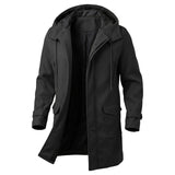 Men's Hooded Winter Trench Coat