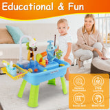 3-in-1 Kids Play Sink & Water Table with Fishing Game – product image 9