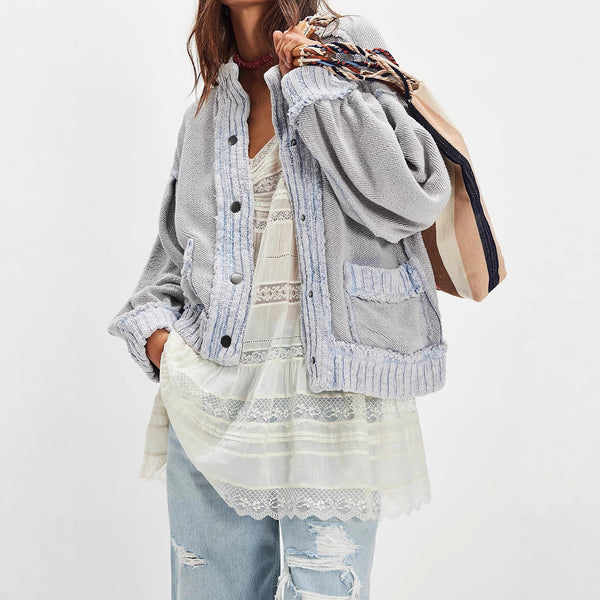 Knit Relaxed-Fit Cardigan