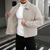 Men's Relaxed-Fit Lapel Casual Jacket
