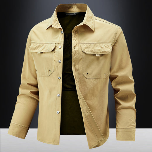 Men's Stretch Quick-Dry Long-Sleeve Shirt