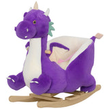 Toddler Plush Dragon Rocker with Sound – Purple – product image 9