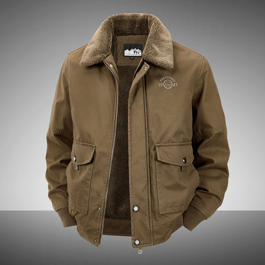 Men's Multi-Pocket Cotton Casual Jacket