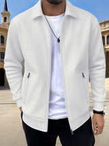 Men's Relaxed-Fit Pocket Zip-Up Jacket