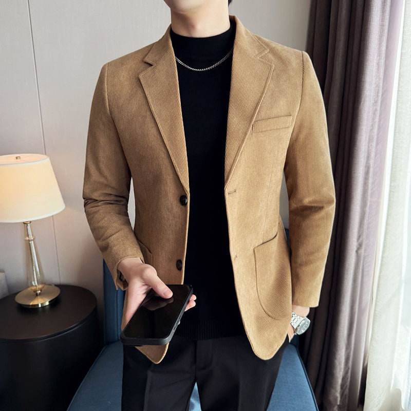 Men's Corduroy Casual Blazer