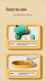 40-Hole Dinosaur Bubble Machine – product image 9