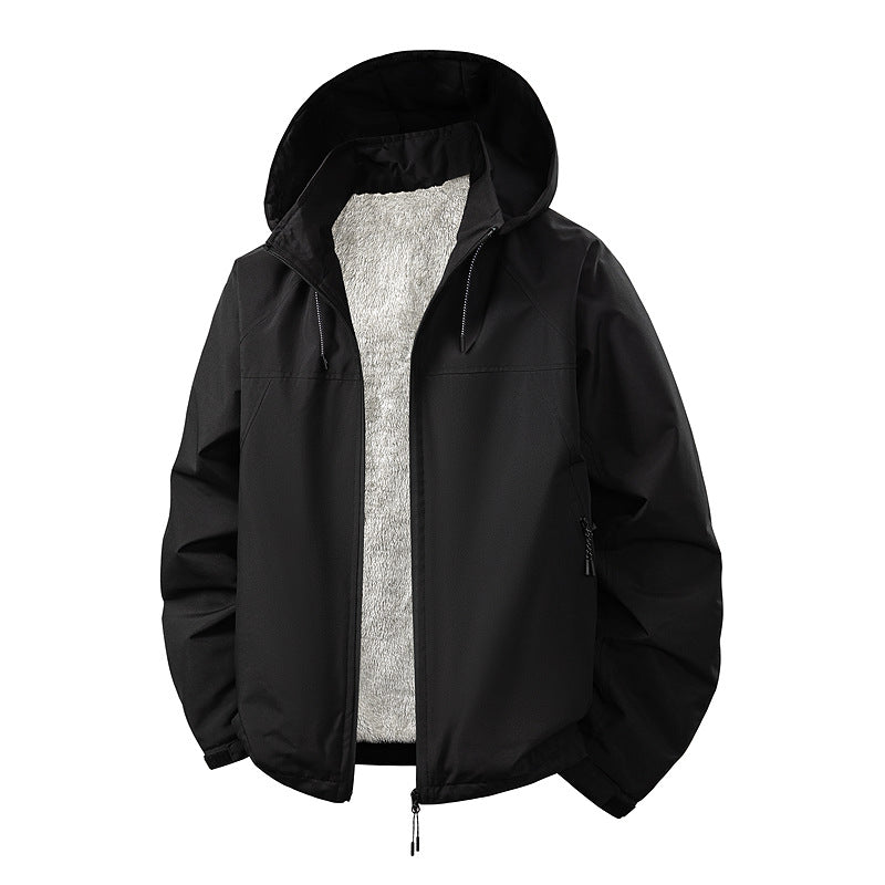 Men's Hooded Outdoor Shell Jacket