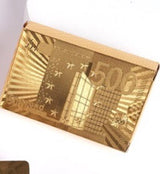 Gold-Tone Plastic Playing Cards – product image 6