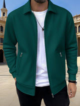 Men's Relaxed-Fit Pocket Zip-Up Jacket