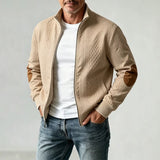 Men's Retro Diamond-Quilted Jacket