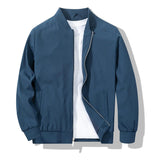 Men's Solid-Color Patch-Pocket Casual Jacket